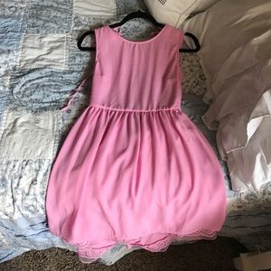 H&m size 4 pink backless dress