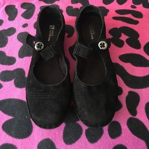 White Mountain Leather Mary Janes