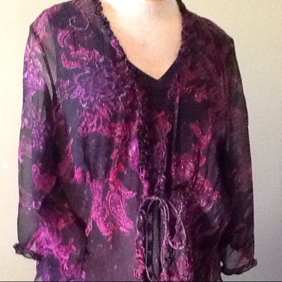 Silk sleeveless dress with jacket - Picture 2 of 6