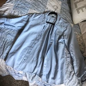 Old navy light blue button up