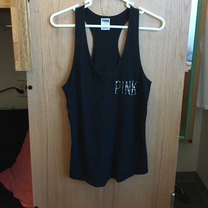 VS Pink Racer Back Tank
