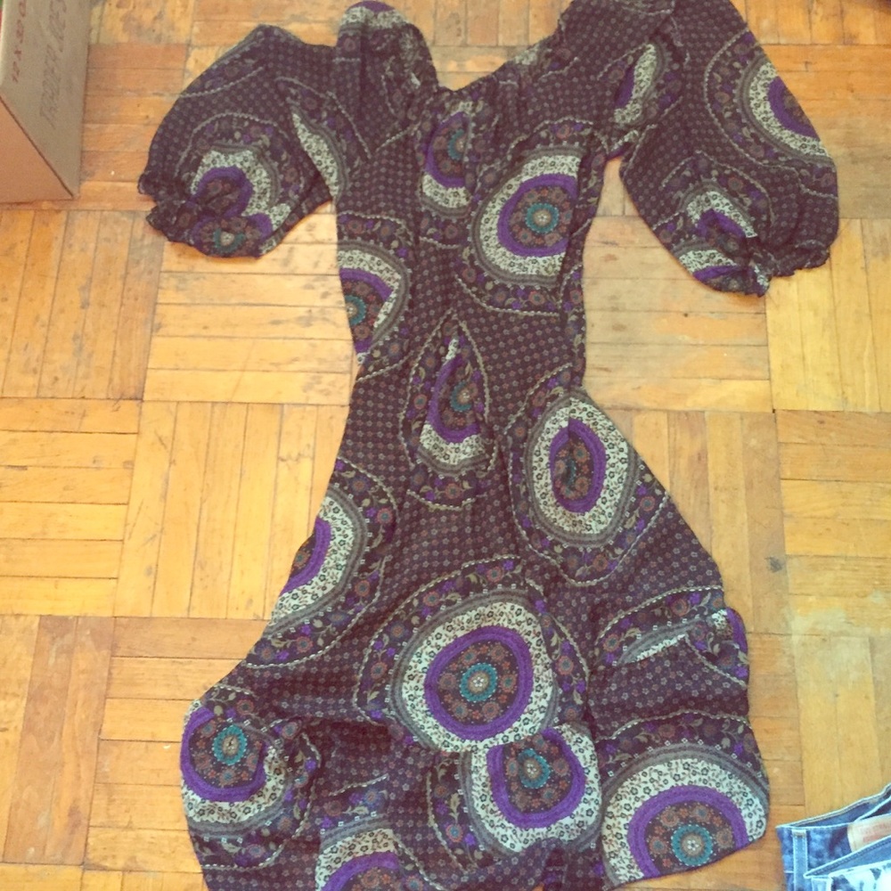 Flowy pattern dress