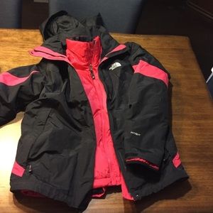 Pink Northface Triclimate