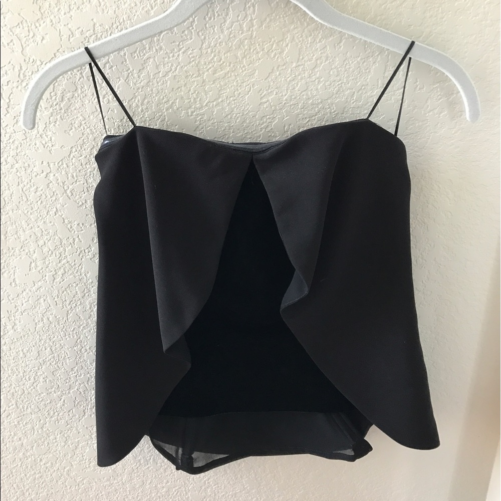 Black bustier