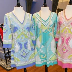 Barbara Gerwit Blue Resort Dress