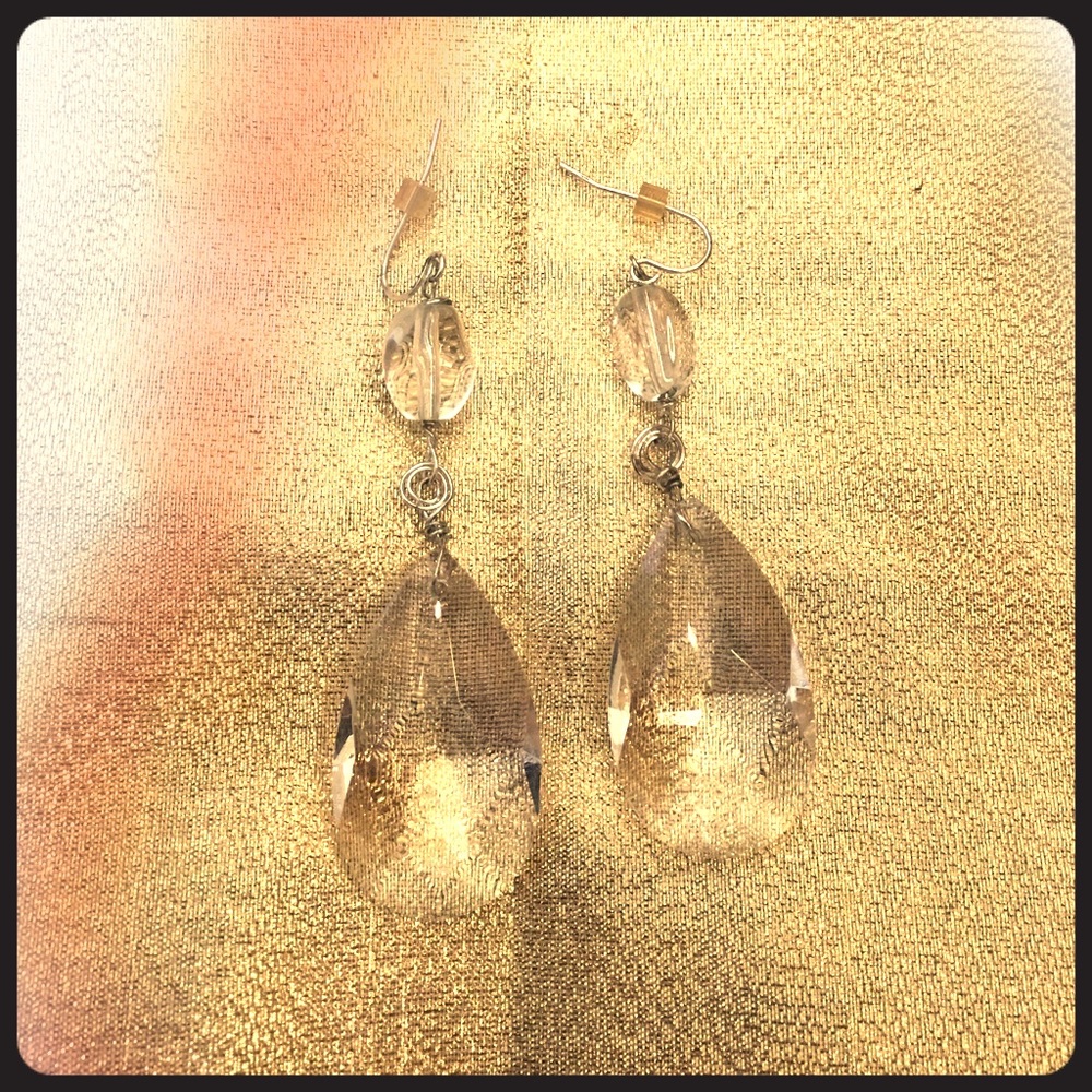 Glass Drop Earrings
