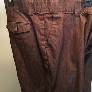 Lee platinum brown dress pants size 16M