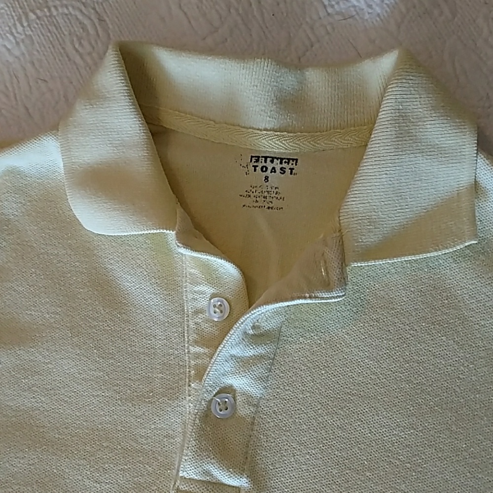Boys French Toast Polo. Size 8