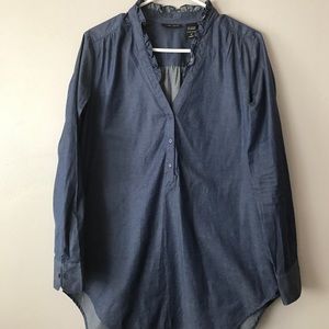 New York and Company Stretch Denim tunic
