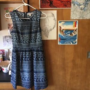 Jean dress, A line