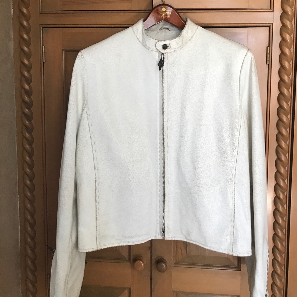 Authentic Chrome Hearts men's leather jacket
