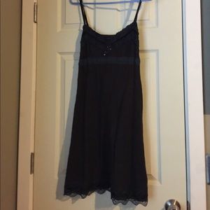 Free people little black camisole dress.