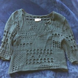Distressed sweater