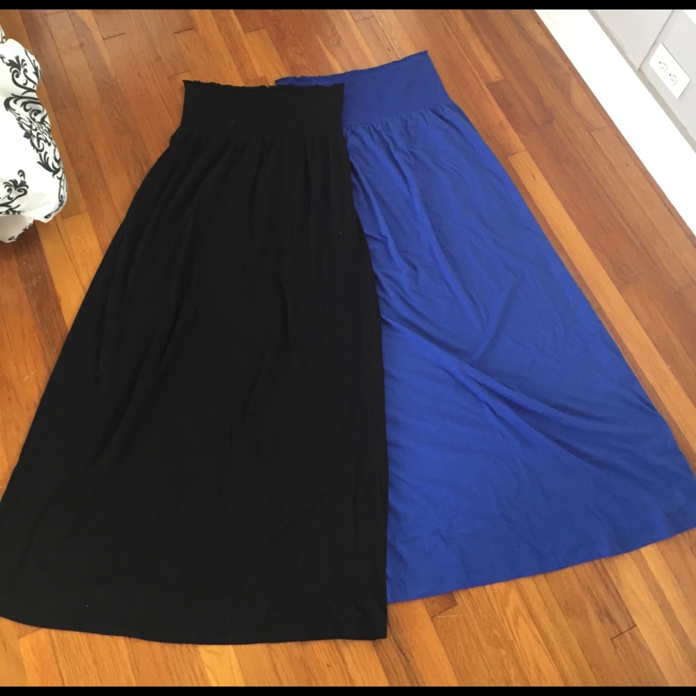 ☀️Lot of TWO Strapless Maxi Dresses☀️