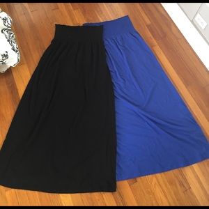 ☀️Lot of TWO Strapless Maxi Dresses☀️