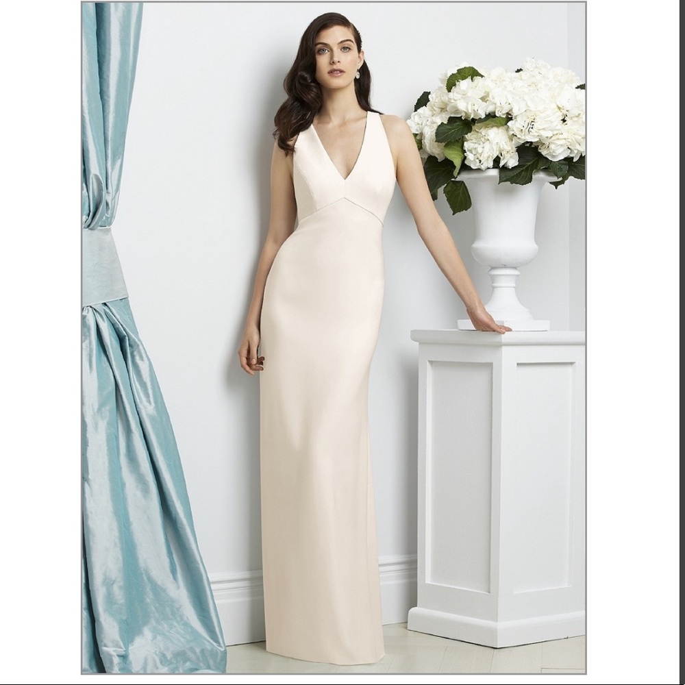 (Vivian Diamond) Bridesmaid Gown - Suede Rose