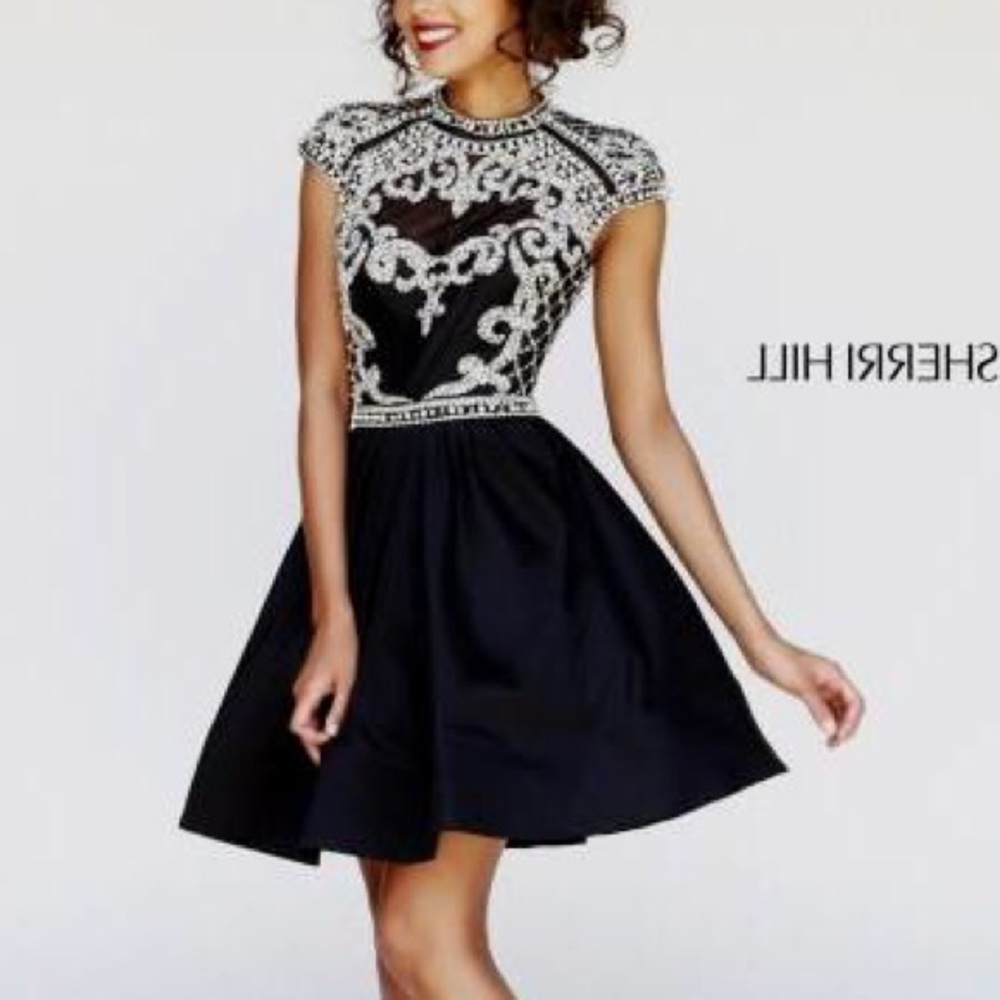 Black Sherri Hill formal dress