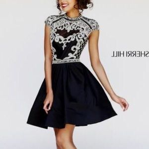 Black Sherri Hill formal dress