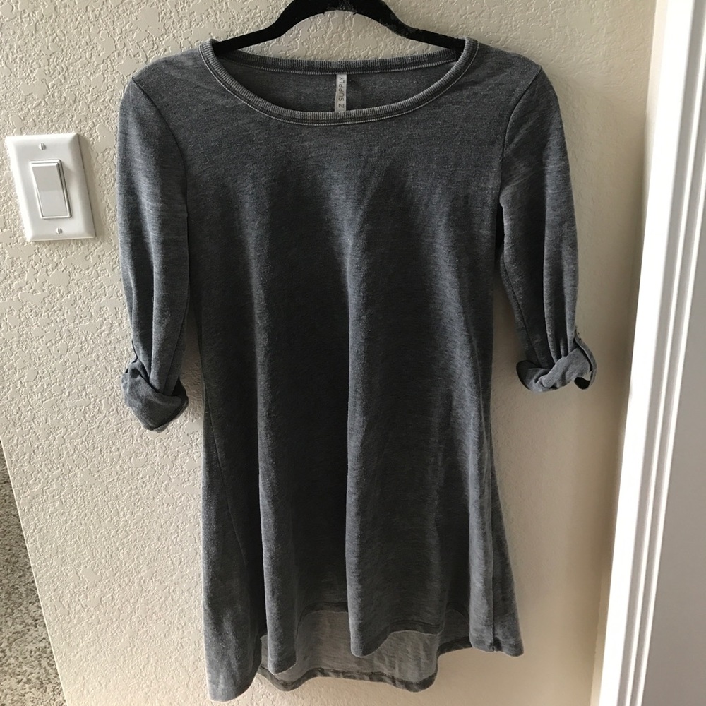 Grey cotton dress