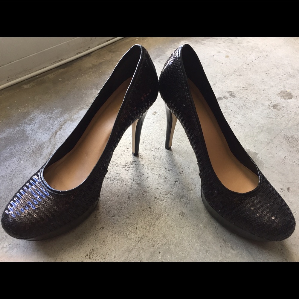 Women's heels, shoes, high heel , VIA UNO black