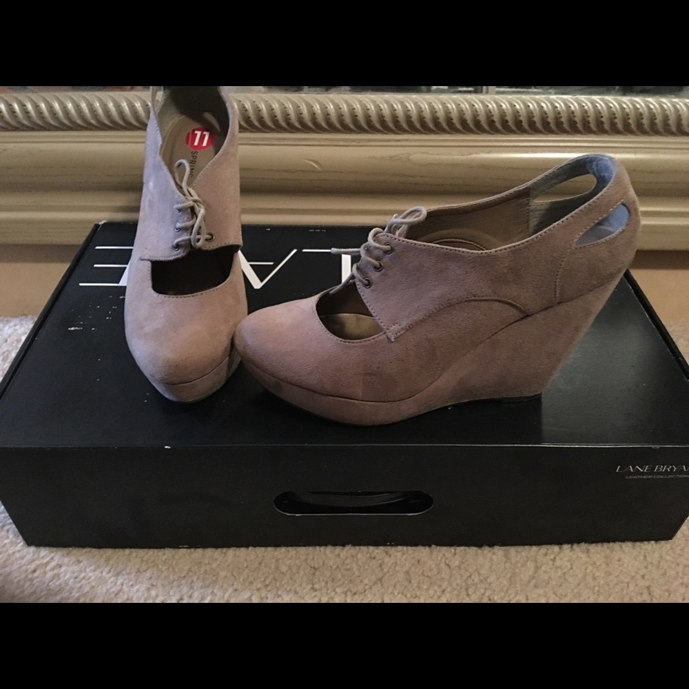 Call It Spring Faux Suede Wedges