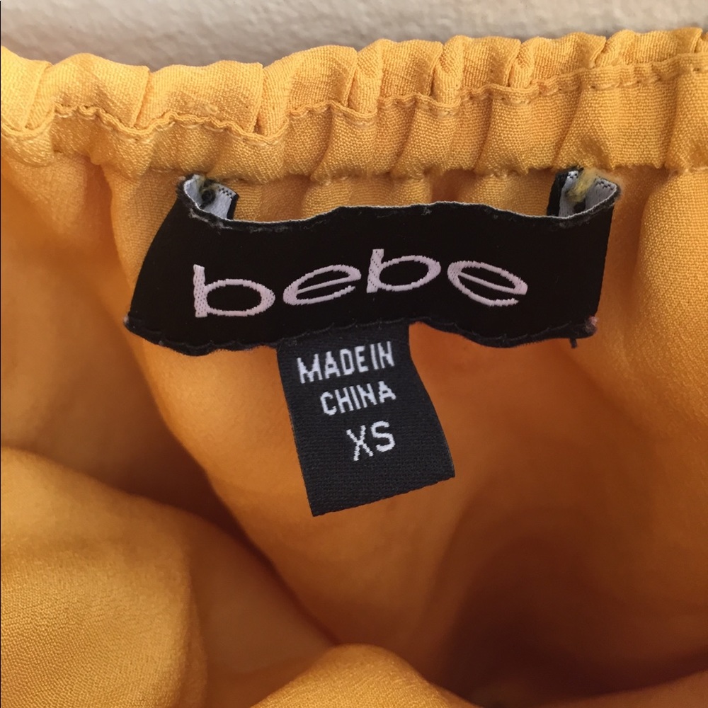 BEBE Ruffle Party Dress - Picture 2 of 4