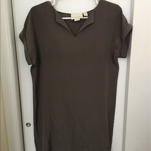 Gorgeous silk simple dress