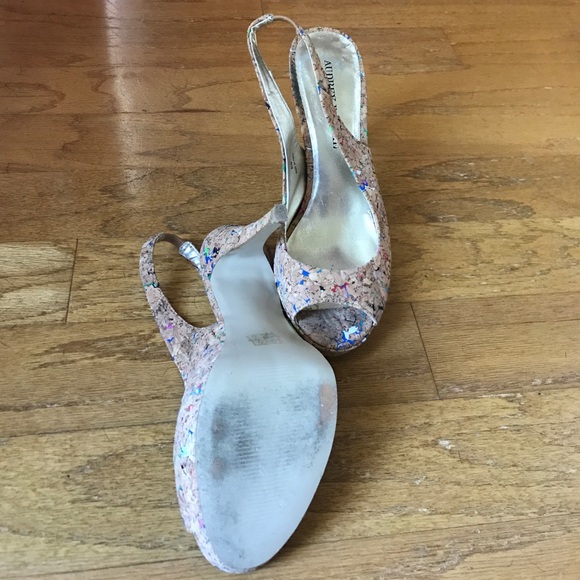 Cork Peep toe stiletto heels - Picture 4 of 4