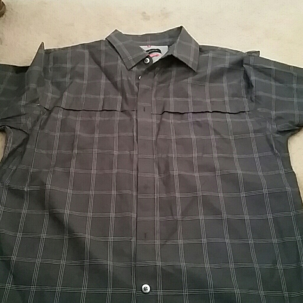 Mens plaid button up shirt