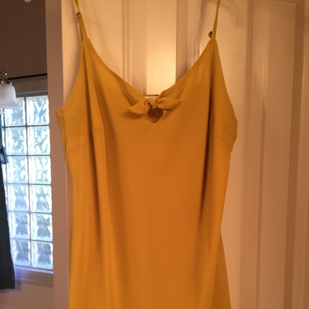 CAbi lined yellow cami tank.