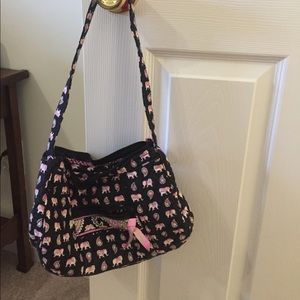 Pink elephants (retired) Vera Bradley purse
