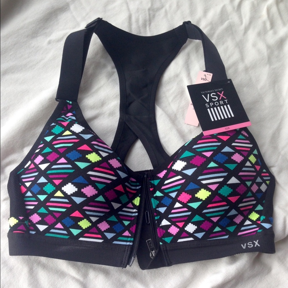 Victoria's Secret VSX Front-close Sports Bra 32A