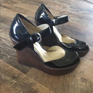 Jessica Simpson wedge Mary Janes size 8