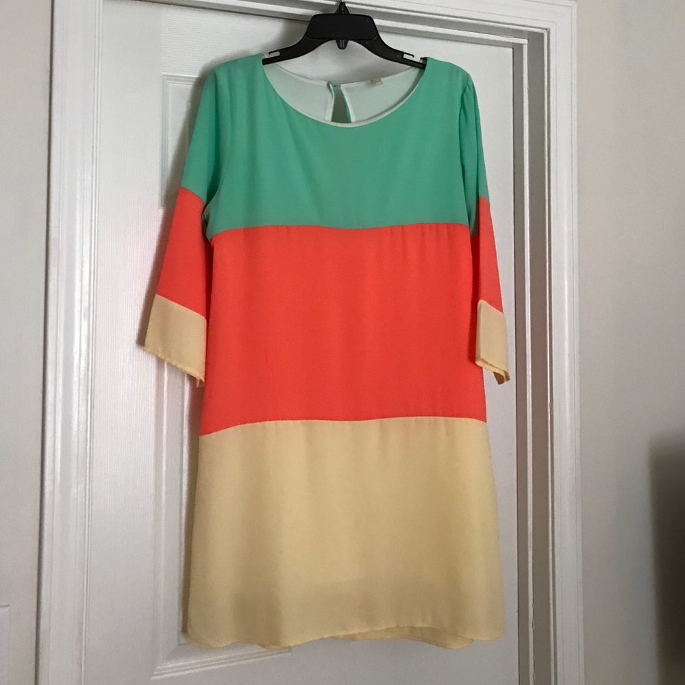 Color Block Dress
