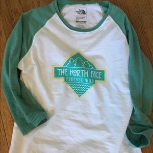 North Face baseball tee