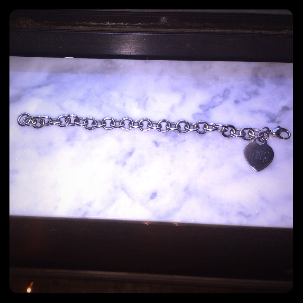 Blue Nile Heart Tag Bracelet