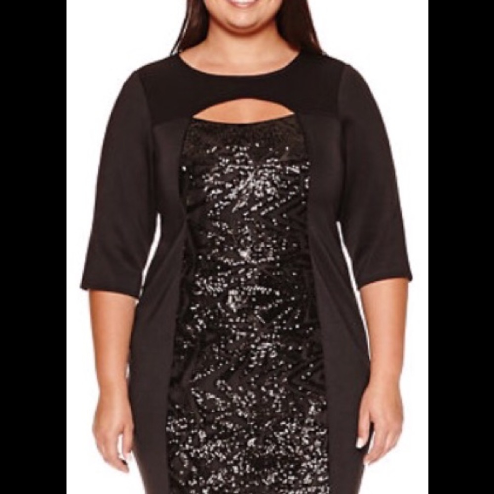 3/4 Sleeve Bodycon Dress Size 2x