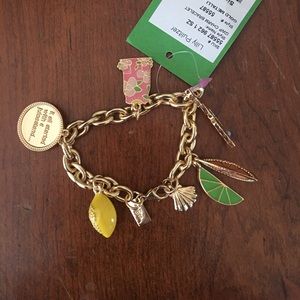 NWT Lilly Pulitzer charm bracelet