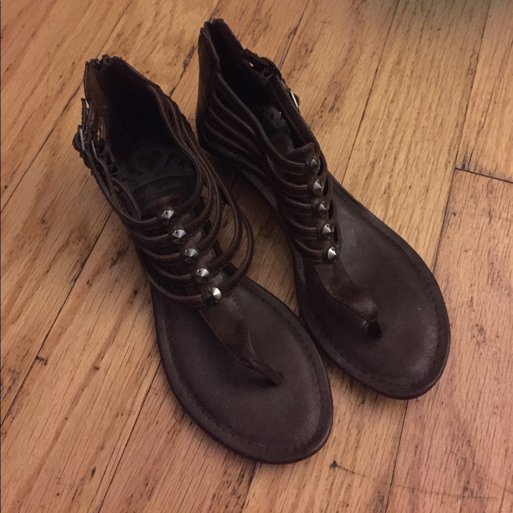 Brown sandals
