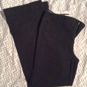 Navy pinstripe dress pants