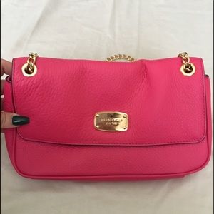 Michael Kors leather shoulder bag