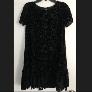 Ark & Co. Velvet burnout shift dress