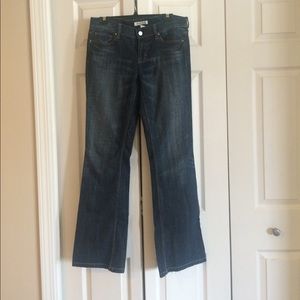 White House black market boot cut noir jeans