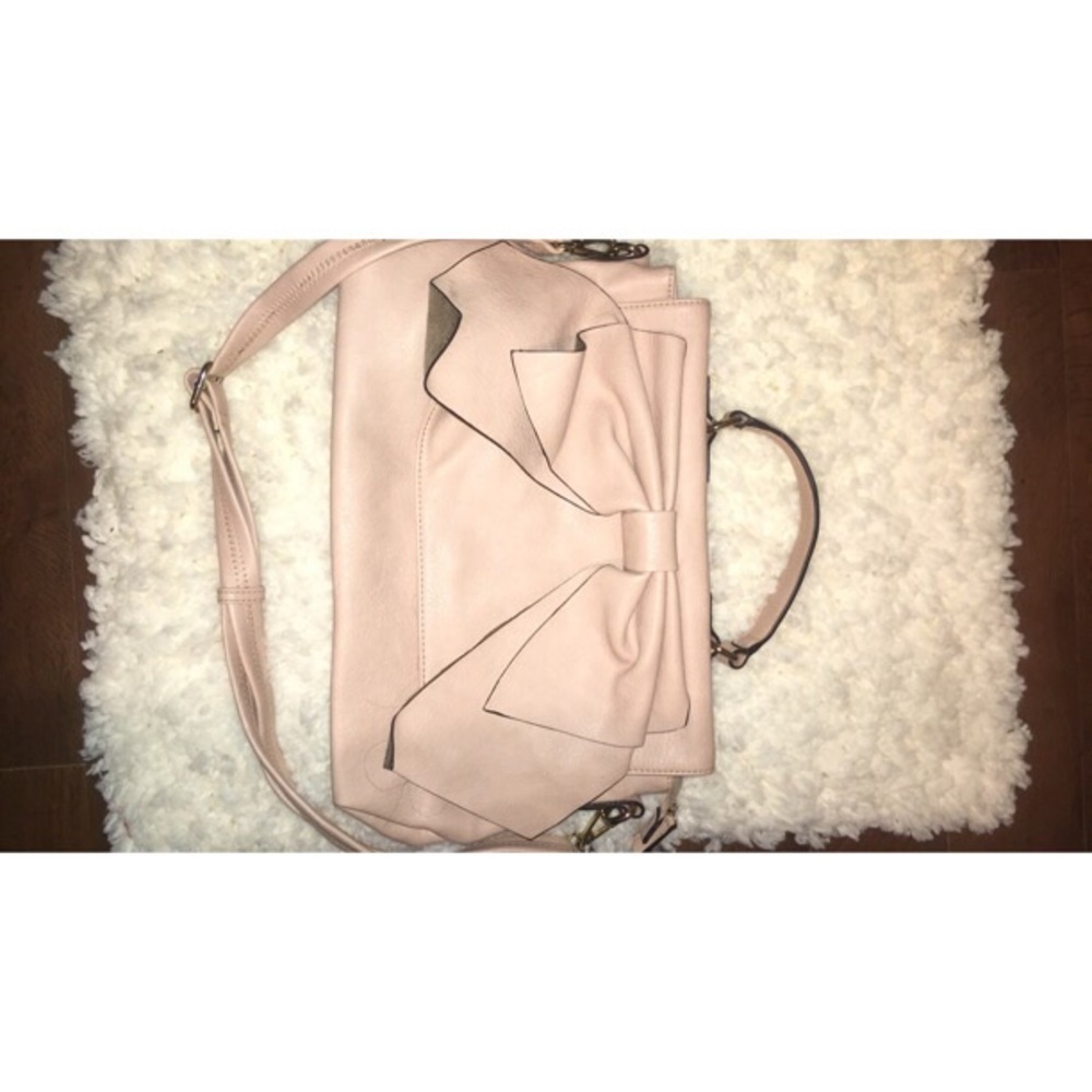 Blush Bow Handbag/Satchel