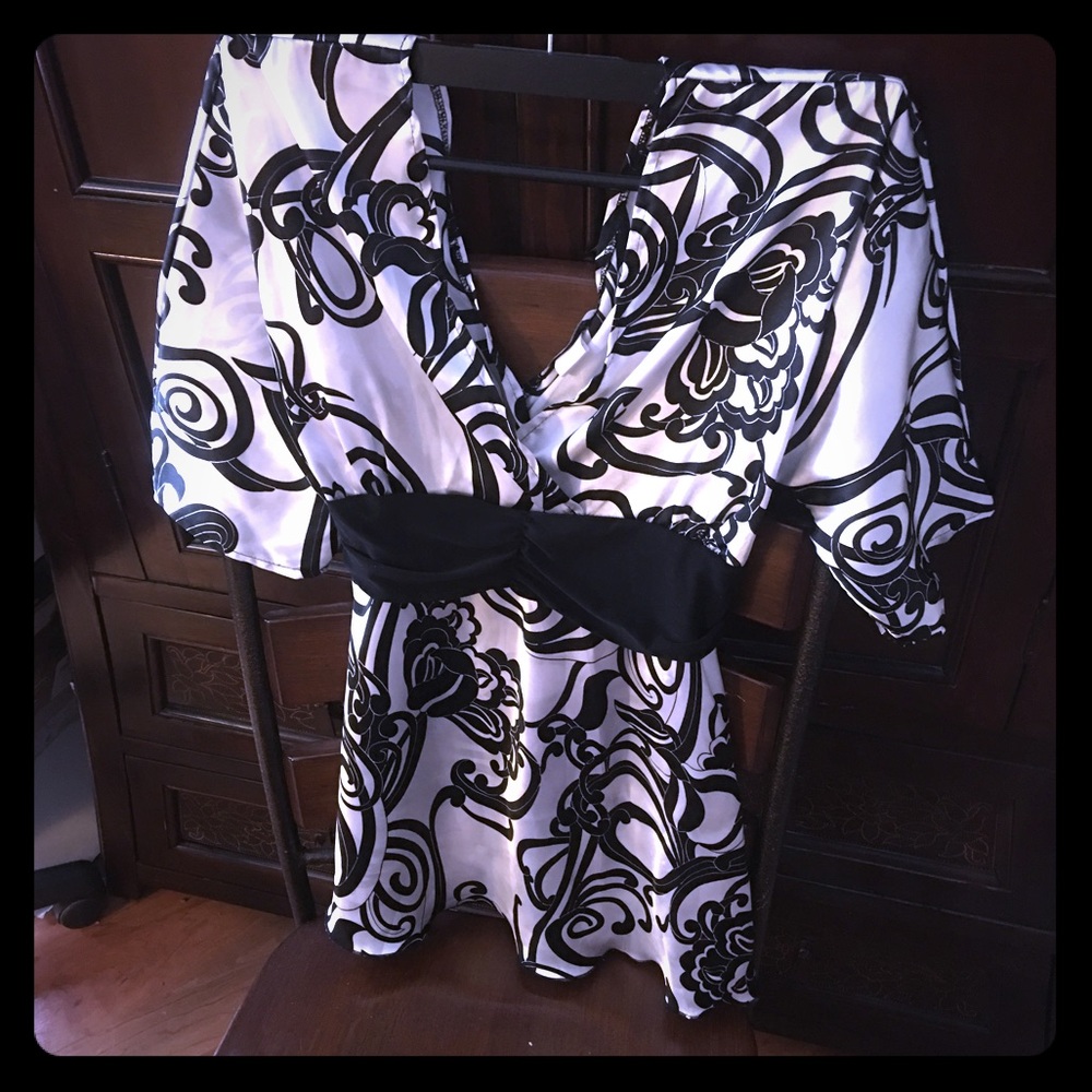 Silky Kimono style blouse