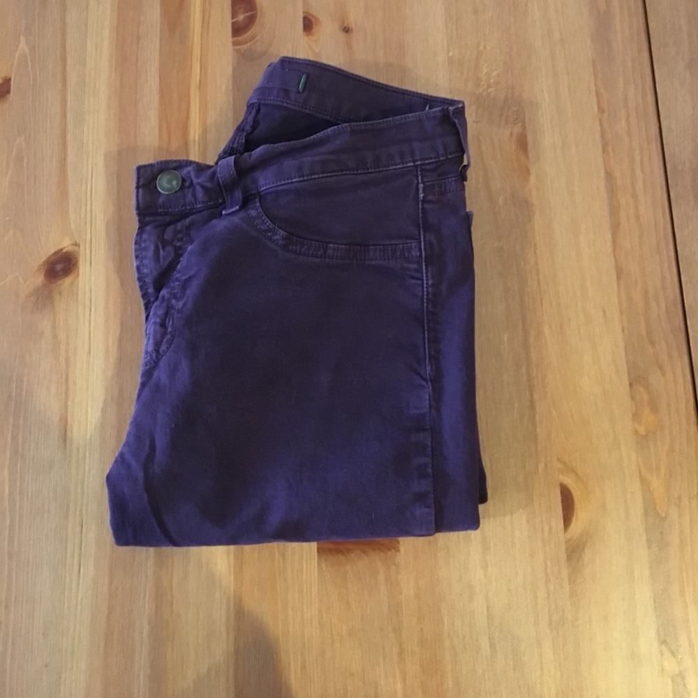 J Brand eggplant colored pants