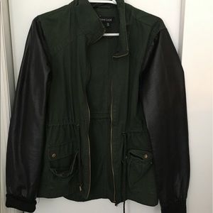 Cool faux leather jacket