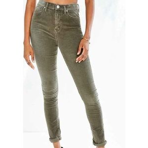 BDG olive green courderoy pants