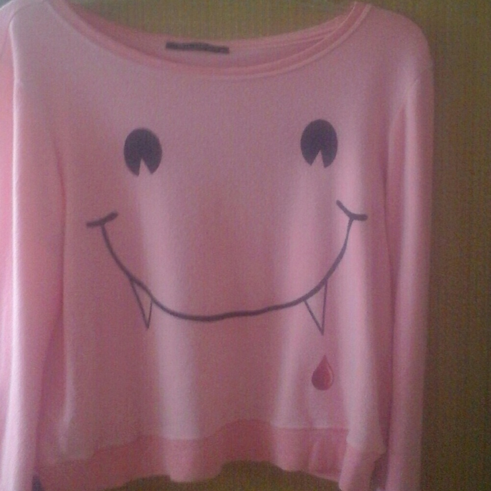 WILDFOX VAMPIRE pink pull over