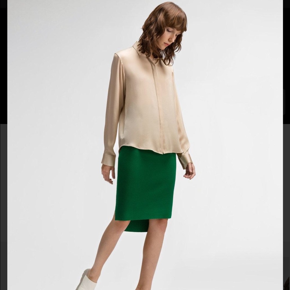 Bella hadid Armani silk shirt